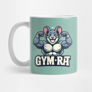 Muscled Gym Rat mascot meme Mug